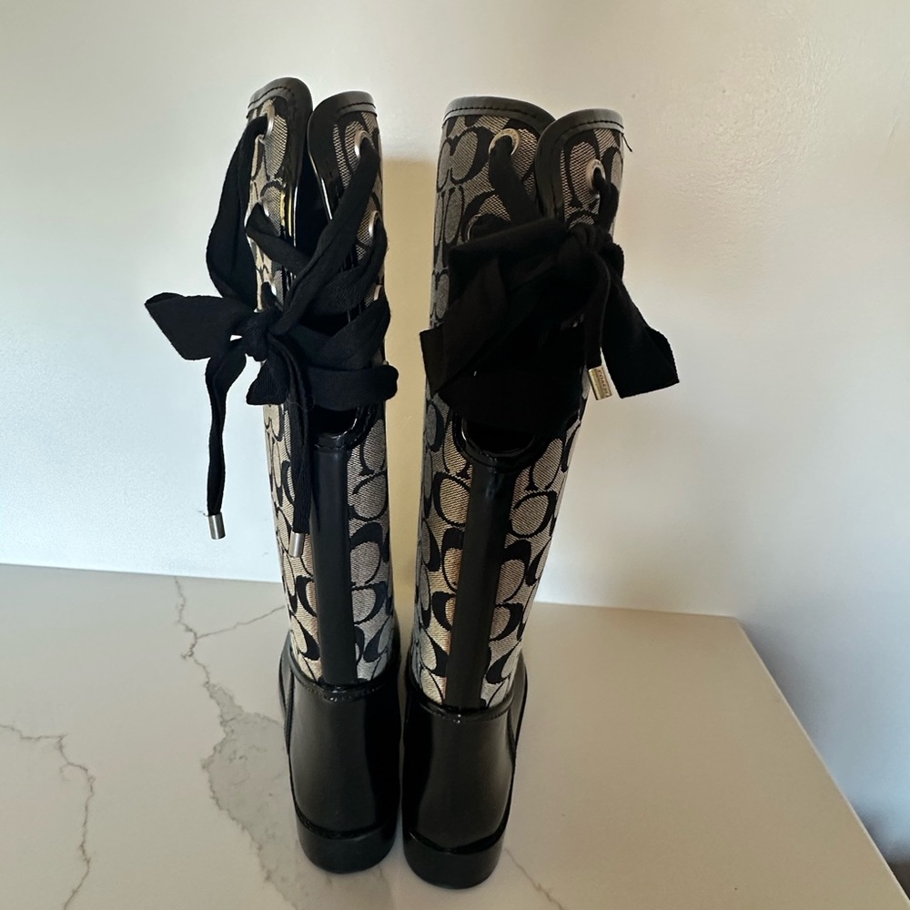 Coach Black and Gray Women's Boots - Picture 5 of 7